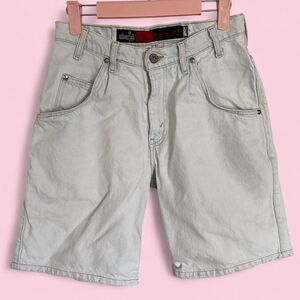 Vintage 90s Super Light Wash High Waisted Levi's Silver Tab Shorts